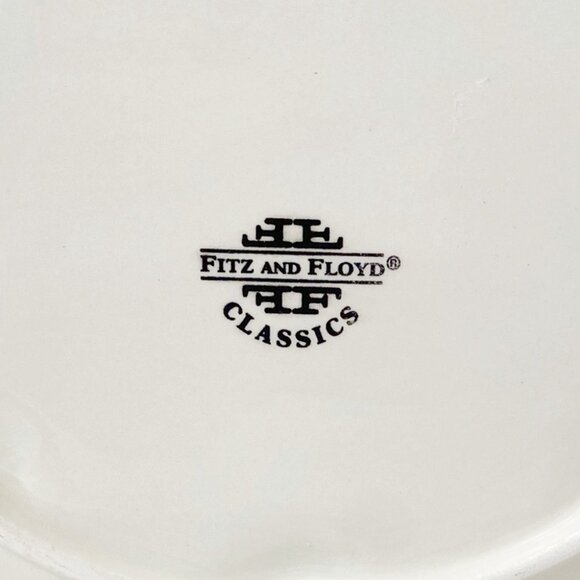 Fitz & Floyd Classics Victorian Lace Display Plate 8 1/2" Doily Style Flowers - Picture 4 of 4